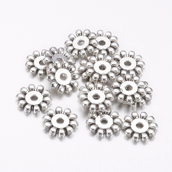 PandaHall Tibetan Style Spacer Beads, Lead Free & Cadmium Free, Snowflake, for Christmas, Antique Silver, 10x2mm, Hole: 1.5mm Alloy...
PandaHall Tibetan Style Spacer Beads, Lead Free & Cadmium Free, Snowflake, for Christmas, Antique Silver, 10x2mm, Hole: 1.5mm Alloy...