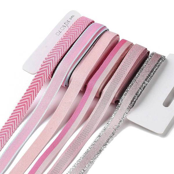 PandaHall 18 Yards 6 Styles Polyester Ribbon, for DIY Handmade Craft, Hair Bowknots and Gift Decoration, Pink Color Palette, Lavender Blush...
PandaHall 18 Yards 6 Styles Polyester Ribbon, for DIY Handmade Craft, Hair Bowknots and Gift Decoration, Pink Color Palette, Lavender Blush...