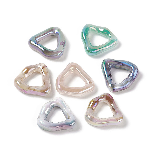 PandaHall Opaque Acrylic Linking Rings, Wavy Irregular Triangle, AB Color Plated, Mixed Color, 22x23x6mm, Inner Diameter: 11.5x12.5mm..., Multicolor
PandaHall Opaque Acrylic Linking Rings, Wavy Irregular Triangle, AB Color Plated, Mixed Color, 22x23x6mm, Inner Diameter: 11.5x12.5mm..., Multicolor