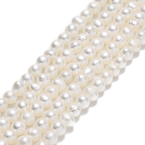 PandaHall Natural Cultured Freshwater Pearl Beads Strands, Potato, Beige, 4~5x4~5.5x4.5~5mm, Hole: 0.5~0.7mm, about 76~81pcs/strand..., Yellow
PandaHall Natural Cultured Freshwater Pearl Beads Strands, Potato, Beige, 4~5x4~5.5x4.5~5mm, Hole: 0.5~0.7mm, about 76~81pcs/strand..., Yellow