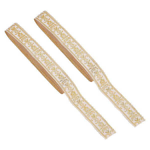 PandaHall FINGERINSPIRE 7.7Yard Vintage Embroidered Ribbon 19mm Wide Embroidery Polyester Ribbon Floral Pattern Jacquard Ribbon Ethnic Style..., White
PandaHall FINGERINSPIRE 7.7Yard Vintage Embroidered Ribbon 19mm Wide Embroidery Polyester Ribbon Floral Pattern Jacquard Ribbon Ethnic Style..., White