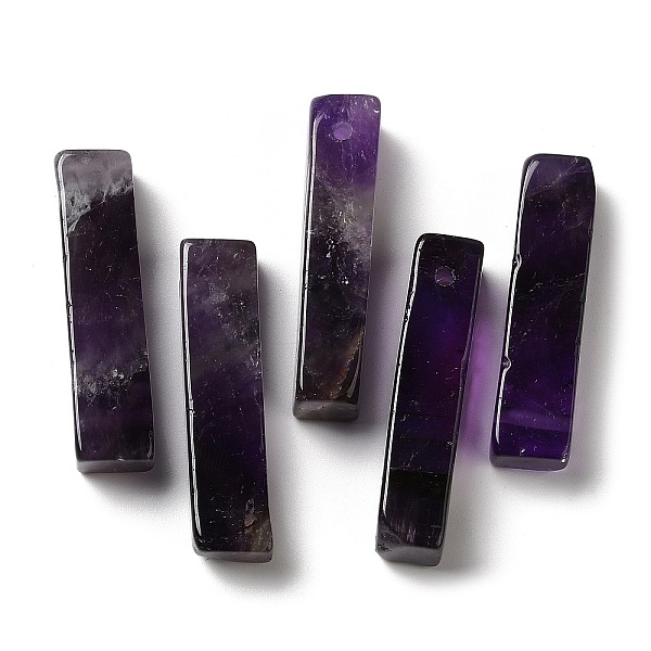 PandaHall Natural Amethyst Pendants, Rectangle Charms, 39~40x9.5~10x8~8.5mm, Hole: 1.8~2mm Amethyst Rectangle
PandaHall Natural Amethyst Pendants, Rectangle Charms, 39~40x9.5~10x8~8.5mm, Hole: 1.8~2mm Amethyst Rectangle