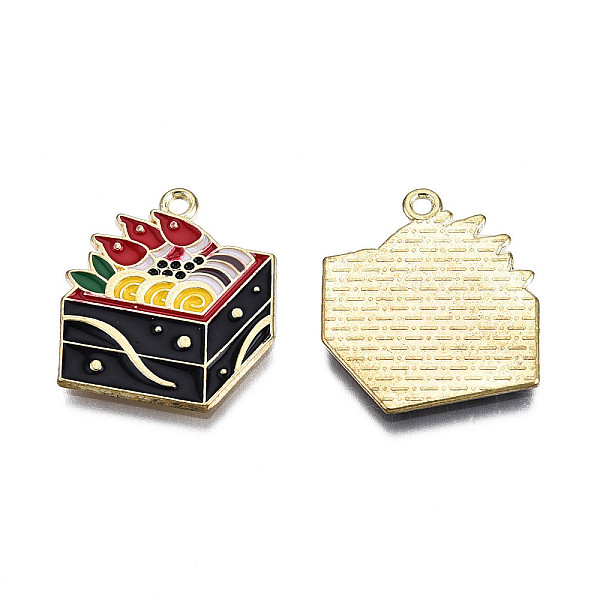 PandaHall Alloy Enamel Pendants, Cadmium Free & Lead Free, Light Gold, Dish with Sushi, Dark Red, 22x19.5x1.5mm, Hole: 1.6mm Alloy+Enamel...
PandaHall Alloy Enamel Pendants, Cadmium Free & Lead Free, Light Gold, Dish with Sushi, Dark Red, 22x19.5x1.5mm, Hole: 1.6mm Alloy+Enamel...