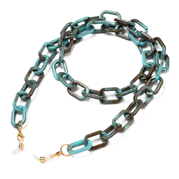 PandaHall Eyeglasses Chains, Neck Strap for Eyeglasses, with Acrylic Cable Chains, Zinc Alloy Lobster Claw Clasps and Rubber Loop Ends, Dark..., Cyan
PandaHall Eyeglasses Chains, Neck Strap for Eyeglasses, with Acrylic Cable Chains, Zinc Alloy Lobster Claw Clasps and Rubber Loop Ends, Dark..., Cyan