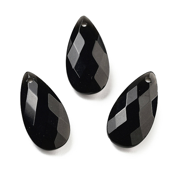 PandaHall Natural Obsidian Pendants, Faceted Teardrop Charms, 24x12.5x6mm, Hole: 1.2mm Obsidian Teardrop
PandaHall Natural Obsidian Pendants, Faceted Teardrop Charms, 24x12.5x6mm, Hole: 1.2mm Obsidian Teardrop