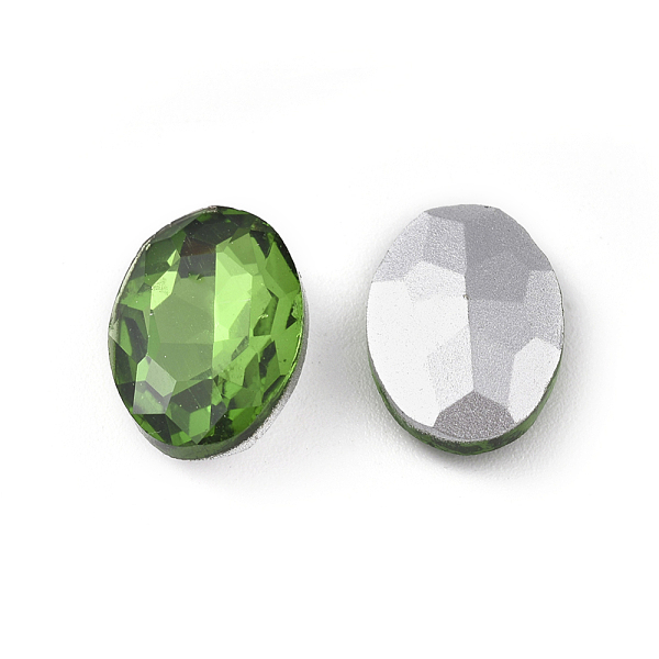PandaHall Glass Pointed Back Rhinestone, Back Plated, Faceted, Oval, Green, 10x14x4mm Glass Rhinestone Oval Green
PandaHall Glass Pointed Back Rhinestone, Back Plated, Faceted, Oval, Green, 10x14x4mm Glass Rhinestone Oval Green
