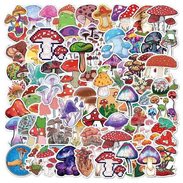 PandaHall 100Pcs Autumn Psychedelic Self-Adhesive Stickers, for Trolley Case Laptop cup, Vintage Mushroom Pattern, Colorful, 68x48~68mm...
PandaHall 100Pcs Autumn Psychedelic Self-Adhesive Stickers, for Trolley Case Laptop cup, Vintage Mushroom Pattern, Colorful, 68x48~68mm...