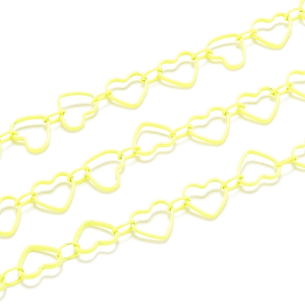 PandaHall Spray Painted Brass Link Chains, Soldered, with Spool, Heart, Yellow, link: 4x3x0.5mm, heart: 6.5x7.5x1mm, 32.8 Feet(10m)/roll ...
PandaHall Spray Painted Brass Link Chains, Soldered, with Spool, Heart, Yellow, link: 4x3x0.5mm, heart: 6.5x7.5x1mm, 32.8 Feet(10m)/roll ...