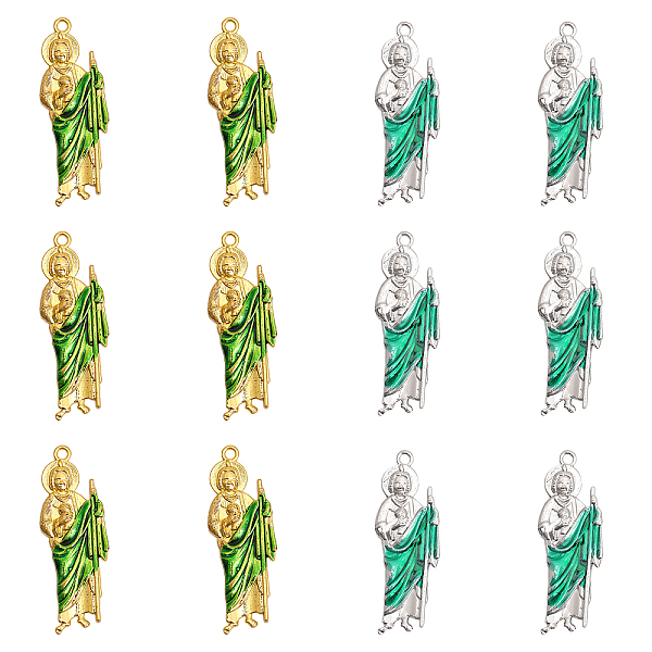 PandaHall BENECREAT 12Pcs 2 Colors Alloy Enamel Big Pendants, San Judas Tadeo, Religion, Platinum & Golden, 52.5x18.5x3.5mm, Hole: 2.5mm...
PandaHall BENECREAT 12Pcs 2 Colors Alloy Enamel Big Pendants, San Judas Tadeo, Religion, Platinum & Golden, 52.5x18.5x3.5mm, Hole: 2.5mm...