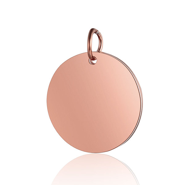 PandaHall 201 Stainless Steel Pendants, Manual Polishing, Flat Round, Stamping Blank Tag, Rose Gold, 20x1.5mm, Hole: 3.5mm 201 Stainless...
PandaHall 201 Stainless Steel Pendants, Manual Polishing, Flat Round, Stamping Blank Tag, Rose Gold, 20x1.5mm, Hole: 3.5mm 201 Stainless...