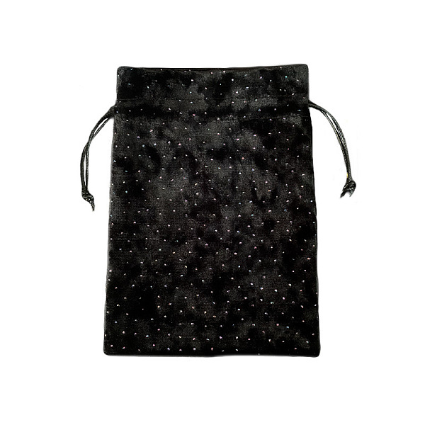 PandaHall Velvet Jewelry Storage Drawstring Pouches with Rhinestones, Rectangle Jewelry Bags, for Witchcraft Articles Storage, Black...
PandaHall Velvet Jewelry Storage Drawstring Pouches with Rhinestones, Rectangle Jewelry Bags, for Witchcraft Articles Storage, Black...