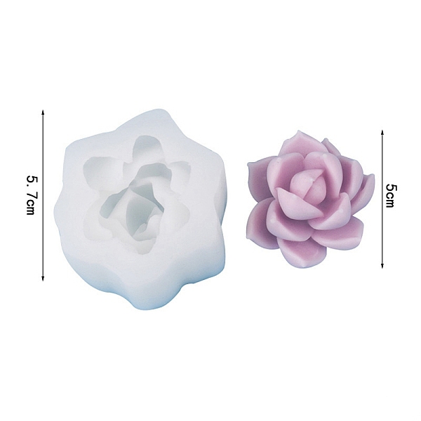 PandaHall Succulent Flower DIY Food Grade Silicone Candle Molds, Aromatherapy Candle Moulds, Scented Candle Making Molds, White, 5.7x3.5cm...
PandaHall Succulent Flower DIY Food Grade Silicone Candle Molds, Aromatherapy Candle Moulds, Scented Candle Making Molds, White, 5.7x3.5cm...