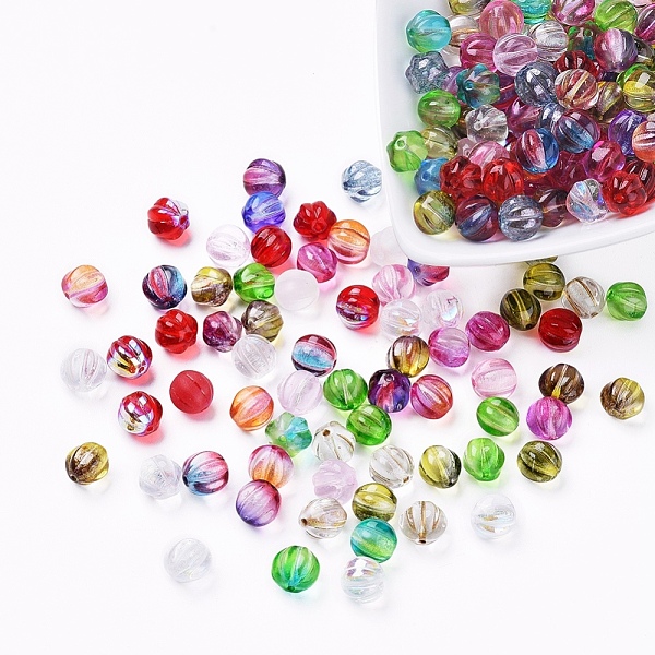 PandaHall Czech Glass Beads, Electroplated/Dyed/Transparent, Pumpkin, Mixed Color, 7.5x8mm, Hole: 1mm, about 237~243pcs/bag Czech Glass..., Multicolor
PandaHall Czech Glass Beads, Electroplated/Dyed/Transparent, Pumpkin, Mixed Color, 7.5x8mm, Hole: 1mm, about 237~243pcs/bag Czech Glass..., Multicolor