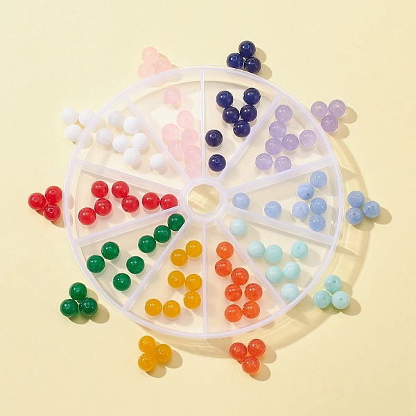 PandaHall 100Pcs 10 Colors Natural Dyed Malaysia Jade Beads, Round, Mixed Color, 8mm, Hole: 1mm, 10pcs/color Malaysia Jade Round Multicolor
PandaHall 100Pcs 10 Colors Natural Dyed Malaysia Jade Beads, Round, Mixed Color, 8mm, Hole: 1mm, 10pcs/color Malaysia Jade Round Multicolor