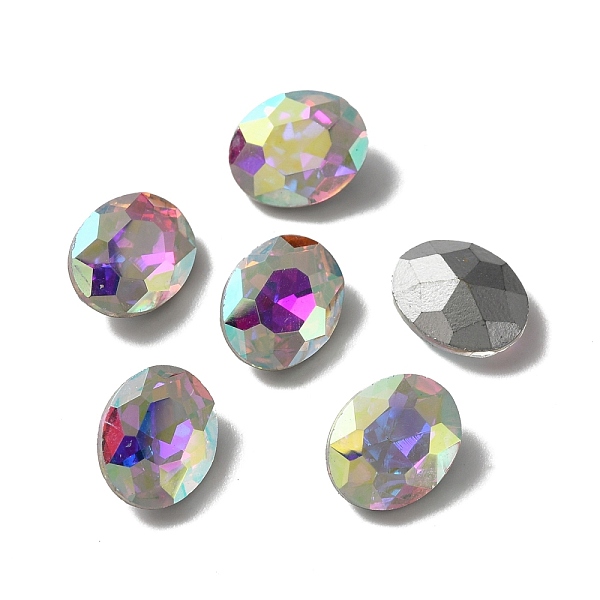 PandaHall Pointed Back Glass Rhinestone Cabochons, Back Plated, Faceted, Oval, Crystal AB, 10x8x4mm Glass Rhinestone Oval Clear
PandaHall Pointed Back Glass Rhinestone Cabochons, Back Plated, Faceted, Oval, Crystal AB, 10x8x4mm Glass Rhinestone Oval Clear