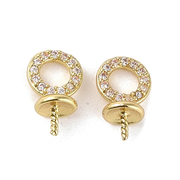 PandaHall Brass with Cubic Zirconia Peg Bails, Rings, Real 14K Gold Plated, 12x7x5mm, Hole: 3.5mm, Pin: 0.5mm Brass+Cubic Zirconia
PandaHall Brass with Cubic Zirconia Peg Bails, Rings, Real 14K Gold Plated, 12x7x5mm, Hole: 3.5mm, Pin: 0.5mm Brass+Cubic Zirconia