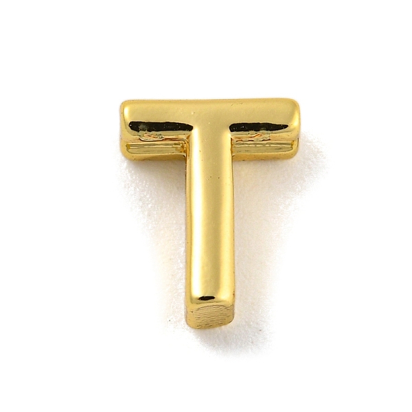 PandaHall Brass Pendants, Real 18K Gold Plated, Letter T, 8x6.5x3mm, Hole: 1.2mm Brass Letter T
PandaHall Brass Pendants, Real 18K Gold Plated, Letter T, 8x6.5x3mm, Hole: 1.2mm Brass Letter T