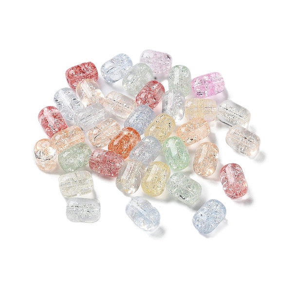 PandaHall Transparent Crackle Glass Beads, Barrel, Mixed Color, 11x8mm, Hole: 1.5mm Glass Barrel Multicolor
PandaHall Transparent Crackle Glass Beads, Barrel, Mixed Color, 11x8mm, Hole: 1.5mm Glass Barrel Multicolor