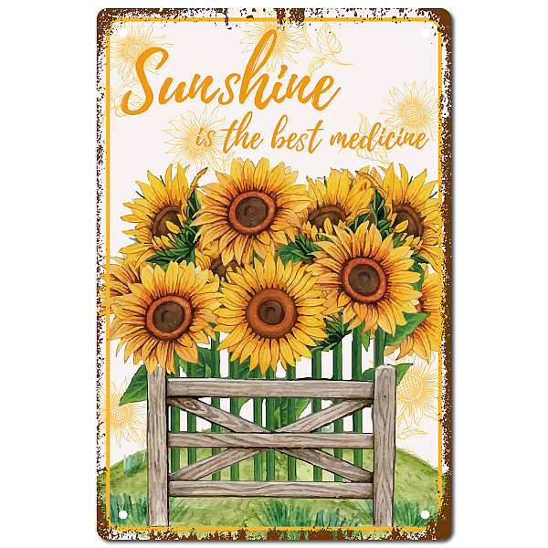 PandaHall CREATCABIN Sunflower Tin Sign Vintage Metal Signs Iron Painting Retro Metal Tin Sign Plaque Poster Wall Art Garden House Plaque..., Gold
PandaHall CREATCABIN Sunflower Tin Sign Vintage Metal Signs Iron Painting Retro Metal Tin Sign Plaque Poster Wall Art Garden House Plaque..., Gold