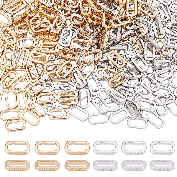 PandaHall ARRICRAFT 400Pcs 2 Colors Alloy Tube Bails, Loop Bails, Oval, Platinum & Golden, 10.5x5.7x2mm, Hole: 1.2mm, Inner Diameter: 8x3mm...
PandaHall ARRICRAFT 400Pcs 2 Colors Alloy Tube Bails, Loop Bails, Oval, Platinum & Golden, 10.5x5.7x2mm, Hole: 1.2mm, Inner Diameter: 8x3mm...