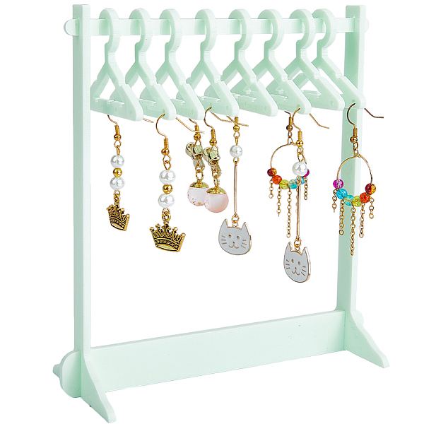 PandaHall CRASPIRE 1 Set Coat Hanger Shaped Acrylic Earring Display Stands, Jewelry Organizer Holder for Earring Storage, with 8Pcs Mini...
PandaHall CRASPIRE 1 Set Coat Hanger Shaped Acrylic Earring Display Stands, Jewelry Organizer Holder for Earring Storage, with 8Pcs Mini...