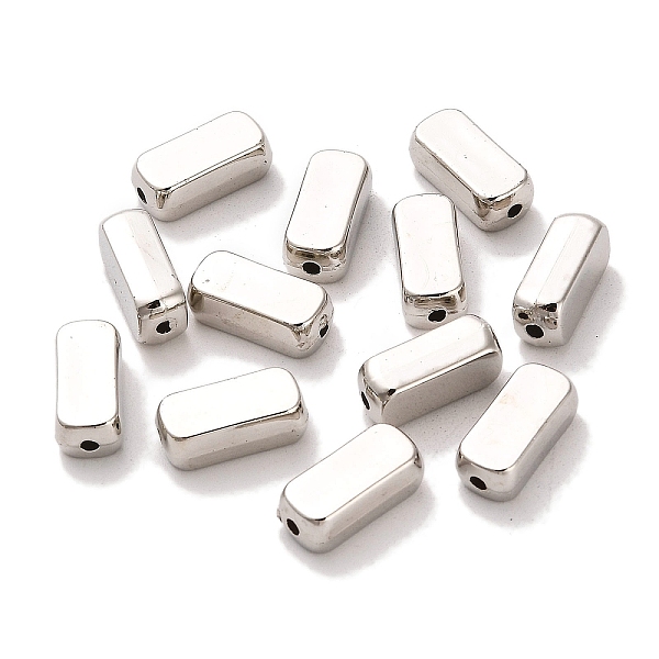 PandaHall CCB Plastic Beads, Cuboid, Platinum, 6x4.8x13mm, Hole: 1.6mm Plastic Rectangle
PandaHall CCB Plastic Beads, Cuboid, Platinum, 6x4.8x13mm, Hole: 1.6mm Plastic Rectangle