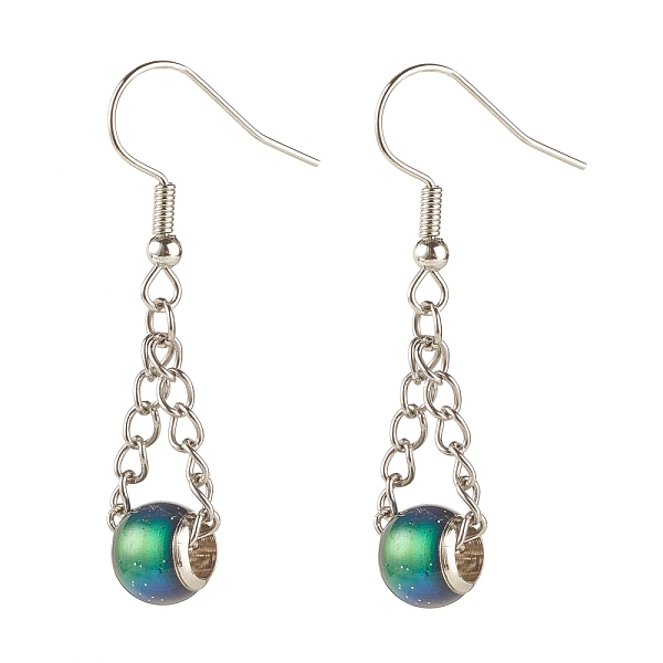 PandaHall Mood Earrings, Glass Color Changing By Temperature Dangle Earrings, 304 Stainless Steel Chain Long Drop Earrings for Women...
PandaHall Mood Earrings, Glass Color Changing By Temperature Dangle Earrings, 304 Stainless Steel Chain Long Drop Earrings for Women...