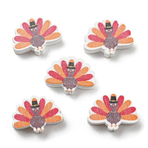 PandaHall Painted Autumn Wood Beads, Thanksgiving Day Turkey, Red, 14x20x5.5mm, Hole: 2.5mm Wood Other Animal Red
PandaHall Painted Autumn Wood Beads, Thanksgiving Day Turkey, Red, 14x20x5.5mm, Hole: 2.5mm Wood Other Animal Red