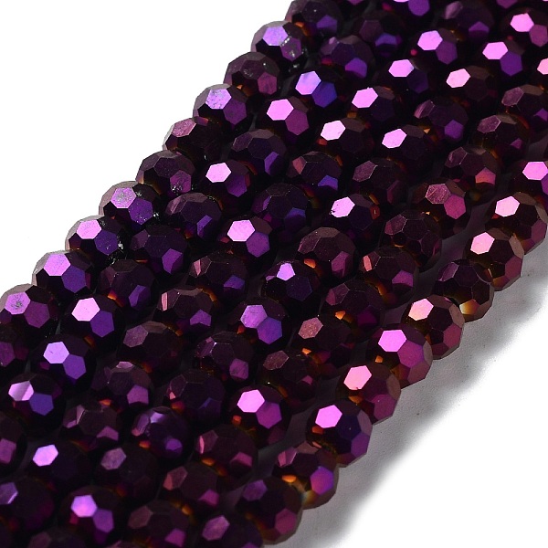 PandaHall Faceted(32 Facets) Electroplate Glass Bead Strands, Round, Purple Plated, 6x5mm, Hole: 1mm, about 100pcs/strand, 21 inch Glass...
PandaHall Faceted(32 Facets) Electroplate Glass Bead Strands, Round, Purple Plated, 6x5mm, Hole: 1mm, about 100pcs/strand, 21 inch Glass...