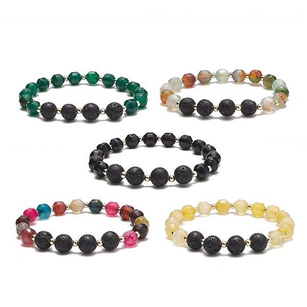 PandaHall Natural Lava Rock & Dyed Agate Beaded Stretch Bracelet Sets, Electroplate Non-magnetic Synthetic Hematite Jewelry for Women, Mixed..., Multicolor
PandaHall Natural Lava Rock & Dyed Agate Beaded Stretch Bracelet Sets, Electroplate Non-magnetic Synthetic Hematite Jewelry for Women, Mixed..., Multicolor