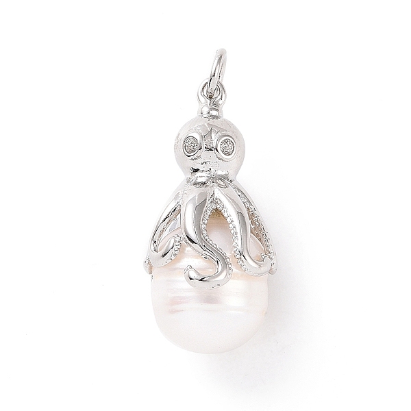 PandaHall Shell Pearl Pendants, with Brass Pave Clear Cubic Zirconia Findings, Cadmium Free & Lead Free, Long-Lasting Plated, Oval with...
PandaHall Shell Pearl Pendants, with Brass Pave Clear Cubic Zirconia Findings, Cadmium Free & Lead Free, Long-Lasting Plated, Oval with...