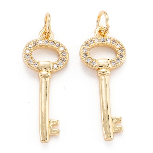 PandaHall Brass Micro Pave Clear Cubic Zirconia Beads Pendant, Long-Lasting Plated, Key, Real 18K Gold Plated, 23.5x9x2mm, Hole: 3.6mm...
PandaHall Brass Micro Pave Clear Cubic Zirconia Beads Pendant, Long-Lasting Plated, Key, Real 18K Gold Plated, 23.5x9x2mm, Hole: 3.6mm...