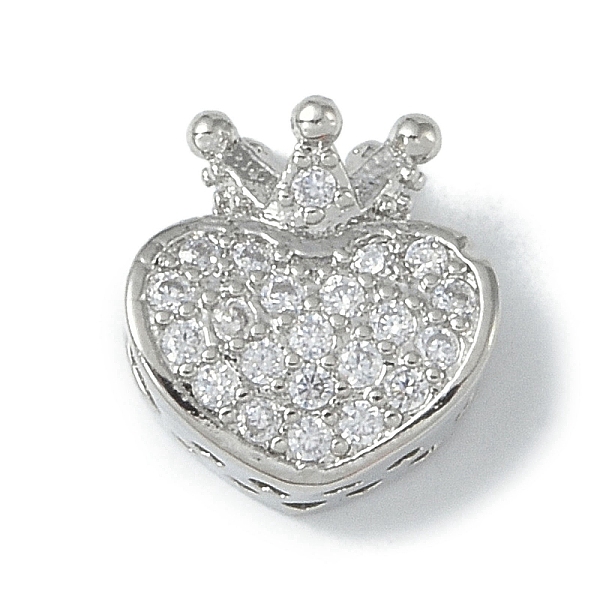 PandaHall Rack Plating Brass Micro Pave Clear Cubic Zirconia Beads, Long-Lasting Plated, Lead Free & Cadmium Free, Heart, Platinum...
PandaHall Rack Plating Brass Micro Pave Clear Cubic Zirconia Beads, Long-Lasting Plated, Lead Free & Cadmium Free, Heart, Platinum...