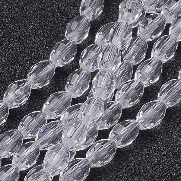 PandaHall Glass Beads Strands, Faceted, Oval, Clear, 6x4mm, Hole: 1mm, about 65~70pcs/strand, 14.96 inch~15.16 inch(38~38.5cm) Glass Oval...
PandaHall Glass Beads Strands, Faceted, Oval, Clear, 6x4mm, Hole: 1mm, about 65~70pcs/strand, 14.96 inch~15.16 inch(38~38.5cm) Glass Oval...