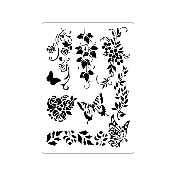 PandaHall GORGECRAFT PET Plastic Hollow Out Drawing Painting Stencils Templates, Rectangle, Butterfly Pattern, 300x200mm Plastic Butterfly
PandaHall GORGECRAFT PET Plastic Hollow Out Drawing Painting Stencils Templates, Rectangle, Butterfly Pattern, 300x200mm Plastic Butterfly