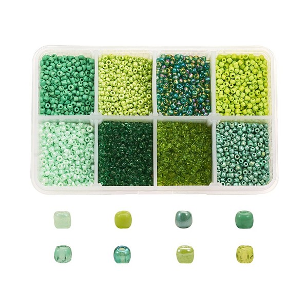 PandaHall 12/0 Glass Seed Beads, Ceylon Round Loose Spacer Beads, 2mm, Green, 2mm, Hole: 1mm, about 12500pcs/box Glass Green
PandaHall 12/0 Glass Seed Beads, Ceylon Round Loose Spacer Beads, 2mm, Green, 2mm, Hole: 1mm, about 12500pcs/box Glass Green
