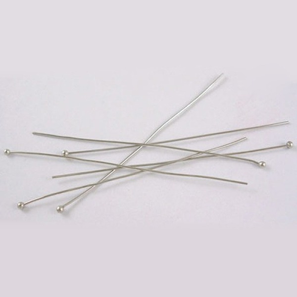 PandaHall Platinum Plated DIY Jewelry Brass Ball Head Pins for Most Unique Necklace Design, Size: about 0.5mm thick, 24 Gauge,, 30mm long...
PandaHall Platinum Plated DIY Jewelry Brass Ball Head Pins for Most Unique Necklace Design, Size: about 0.5mm thick, 24 Gauge,, 30mm long...