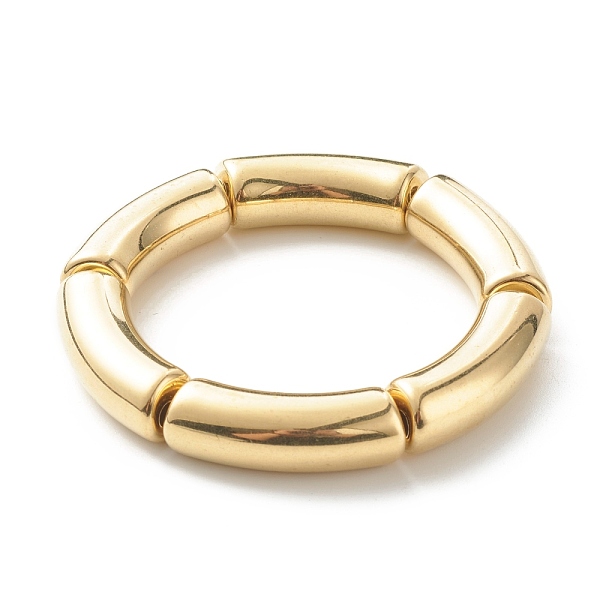 PandaHall Chunky CCB Plastic Curved Tube Beads Stretch Bracelet for Men Women, Gold, Inner Diameter: 2 inch(5.2cm) Plastic Gold
PandaHall Chunky CCB Plastic Curved Tube Beads Stretch Bracelet for Men Women, Gold, Inner Diameter: 2 inch(5.2cm) Plastic Gold