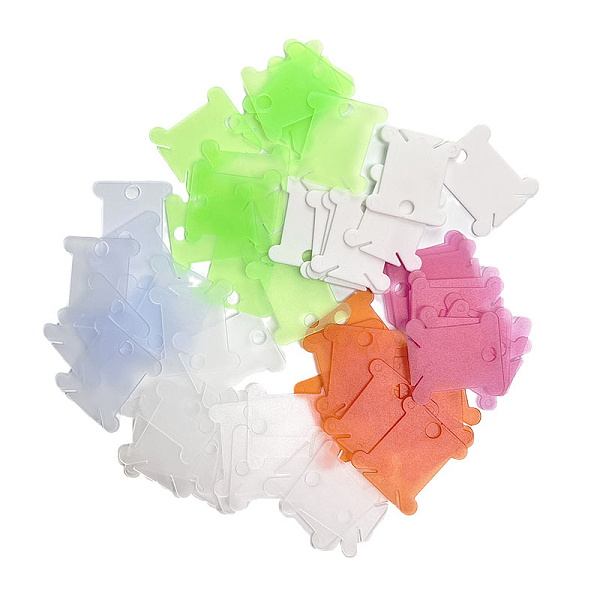 PandaHall Plastic Thread Winding Boards, Floss Bobbins, for Cross Stitch Embroidery Thread Storage, Random Mixed Color, 38x35x1mm, 50pcs/bag..., Multicolor
PandaHall Plastic Thread Winding Boards, Floss Bobbins, for Cross Stitch Embroidery Thread Storage, Random Mixed Color, 38x35x1mm, 50pcs/bag..., Multicolor