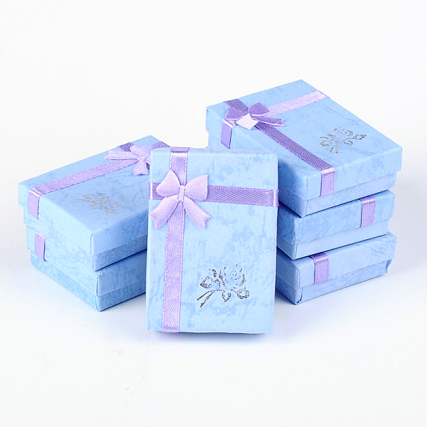 PandaHall Valentines Day Presents Packages Cardboard Pendant Necklaces Boxes, with Bowknot, Rectangle, Light Steel Blue, 7x5x2cm Paper...
PandaHall Valentines Day Presents Packages Cardboard Pendant Necklaces Boxes, with Bowknot, Rectangle, Light Steel Blue, 7x5x2cm Paper...