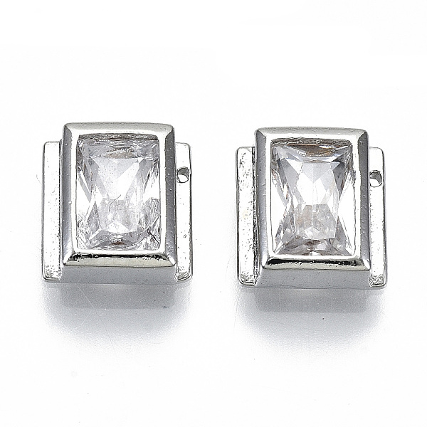 PandaHall Brass Clear Cubic Zirconia Charms, Cadmium Free & Nickel Free & Lead Free, Rectangle, Real Platinum Plated, 7.5x7x3mm, Hole: 0.5mm...
PandaHall Brass Clear Cubic Zirconia Charms, Cadmium Free & Nickel Free & Lead Free, Rectangle, Real Platinum Plated, 7.5x7x3mm, Hole: 0.5mm...