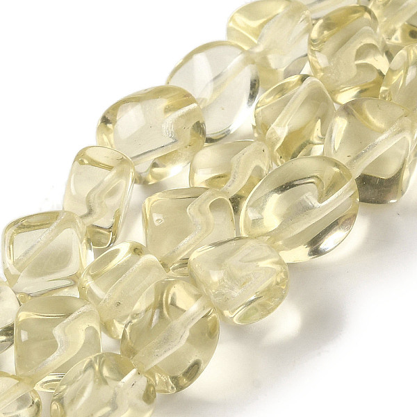 PandaHall Glass Beads Strands, Nuggets, Irregularity, Yellow, 7~15x6~10x5.5~8mm, Hole: 1mm, about 47~49pcs/strand, 15.55~15.94''...
PandaHall Glass Beads Strands, Nuggets, Irregularity, Yellow, 7~15x6~10x5.5~8mm, Hole: 1mm, about 47~49pcs/strand, 15.55~15.94''...