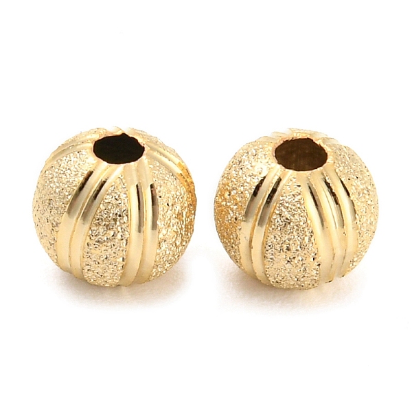 PandaHall Brass Beads, Cadmium Free & Lead Free, Textured, Round, Real 24K Gold Plated, 6x5mm, Hole: 1.5mm Brass Round
PandaHall Brass Beads, Cadmium Free & Lead Free, Textured, Round, Real 24K Gold Plated, 6x5mm, Hole: 1.5mm Brass Round