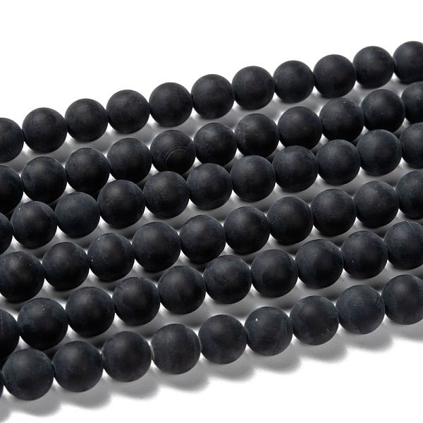 PandaHall Grade A Natural Black Agate Beads Strands, Dyed, Frosted, Round, 8mm, Hole: 1.2mm, about 48pcs/strand, 16 inch Black Agate Round...
PandaHall Grade A Natural Black Agate Beads Strands, Dyed, Frosted, Round, 8mm, Hole: 1.2mm, about 48pcs/strand, 16 inch Black Agate Round...