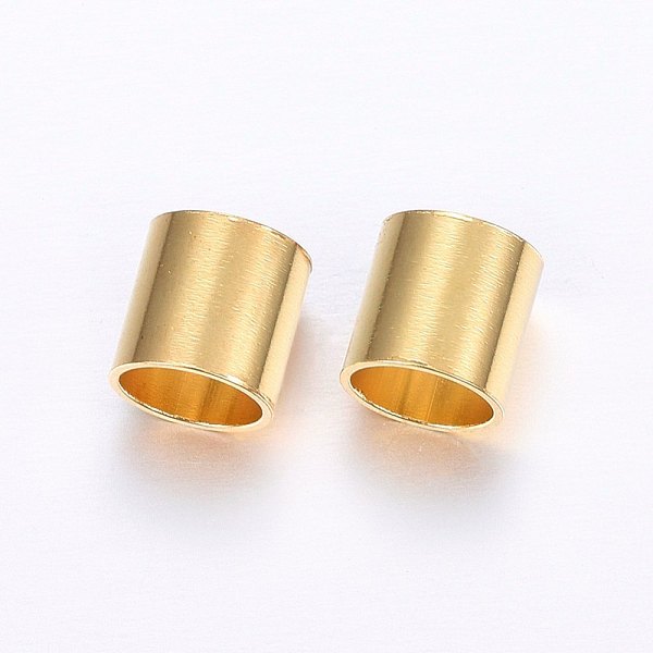 PandaHall 304 Stainless Steel Tube Beads, Golden, 8x8mm, Hole: 7mm 304 Stainless Steel Tube
PandaHall 304 Stainless Steel Tube Beads, Golden, 8x8mm, Hole: 7mm 304 Stainless Steel Tube
