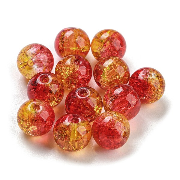 PandaHall Transparent Spray Painting Crackle Glass Beads, Round, Yellow, 8mm, Hole: 1.6mm, 300pcs/bag Glass Round Yellow
PandaHall Transparent Spray Painting Crackle Glass Beads, Round, Yellow, 8mm, Hole: 1.6mm, 300pcs/bag Glass Round Yellow