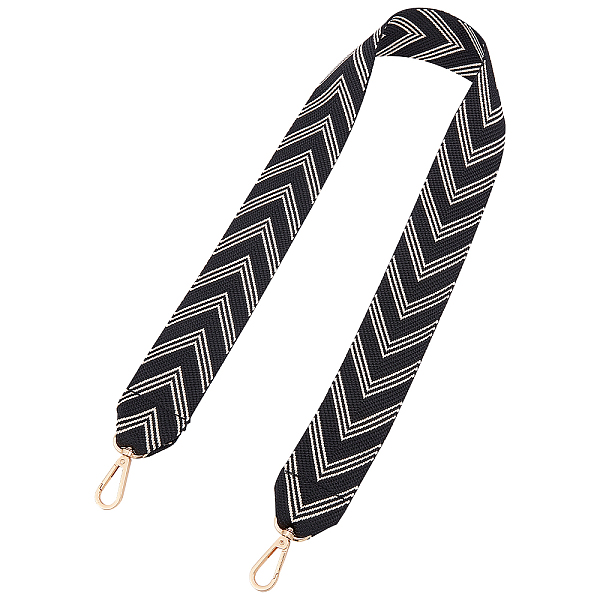 PandaHall Arrows Pattern Polyester Bag Straps, with Alloy Swivel Clasps, for Bag Straps Replacement Accessories, Black, 101x5.3cm Polyester...
PandaHall Arrows Pattern Polyester Bag Straps, with Alloy Swivel Clasps, for Bag Straps Replacement Accessories, Black, 101x5.3cm Polyester...