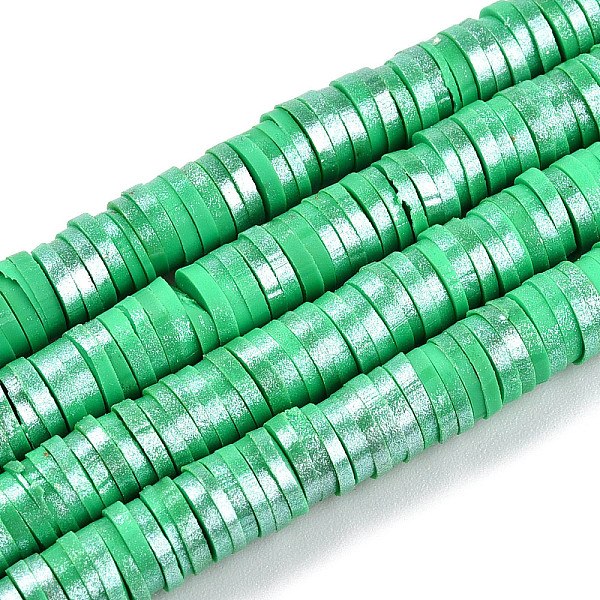 PandaHall Handmade Polymer Clay Beads Strands, Pearlized, Disc/Flat Round, Heishi Beads, Medium Sea Green, 6mm, Hole: 1.5mm, 15.75''(40cm)..., Cyan
PandaHall Handmade Polymer Clay Beads Strands, Pearlized, Disc/Flat Round, Heishi Beads, Medium Sea Green, 6mm, Hole: 1.5mm, 15.75''(40cm)..., Cyan