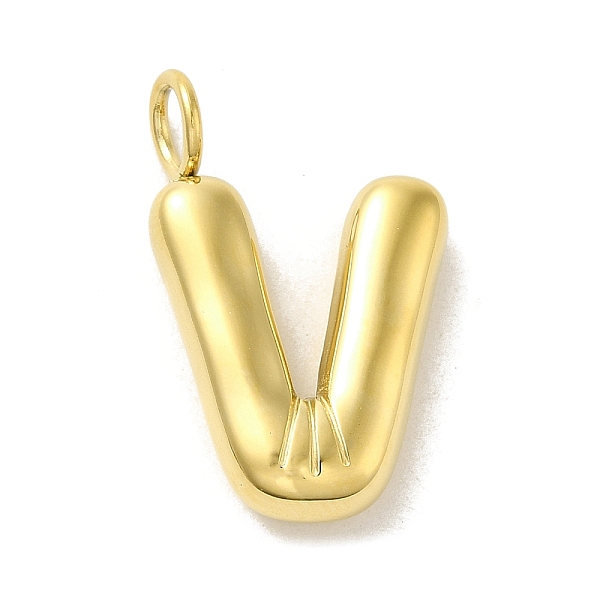 PandaHall 304 Stainless Steel Pendants, Real 14K Gold Plated, Balloon Letter Charms, Bubble Puff Initial Charms, Letter V, 24x15x5mm, Hole...
PandaHall 304 Stainless Steel Pendants, Real 14K Gold Plated, Balloon Letter Charms, Bubble Puff Initial Charms, Letter V, 24x15x5mm, Hole...