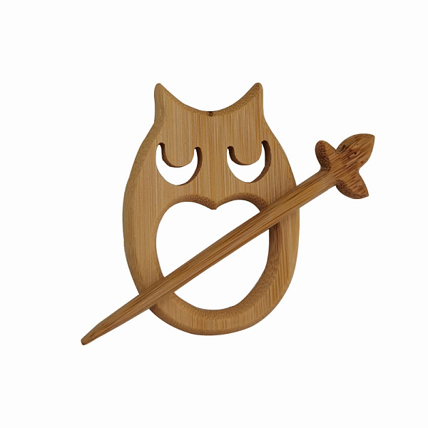 PandaHall Wooden Animal Pattern Brooch Pins, Shawl Sweater Pins, Scarf Pins, Women's Gift Brooch, Owl, 3~13mm Wood Owl
PandaHall Wooden Animal Pattern Brooch Pins, Shawl Sweater Pins, Scarf Pins, Women's Gift Brooch, Owl, 3~13mm Wood Owl